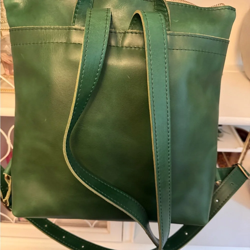 NEW Portland Leather Goods Tote Backpack